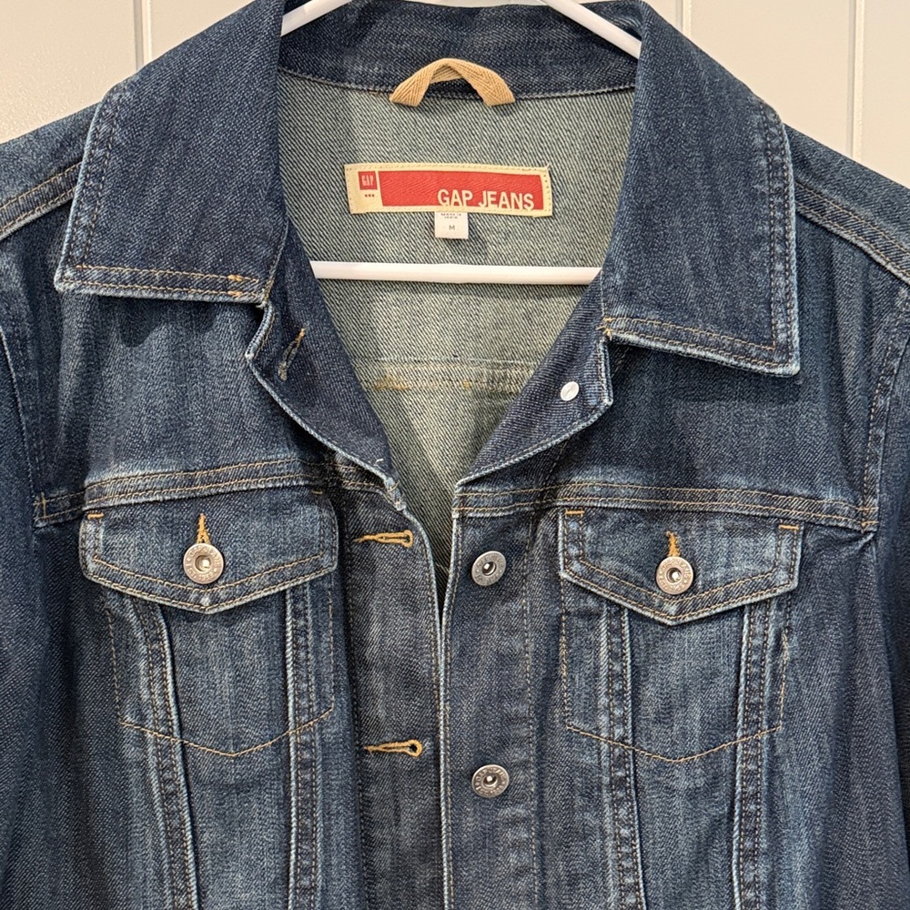 GAP Women's Dark Blue Denim Jacket